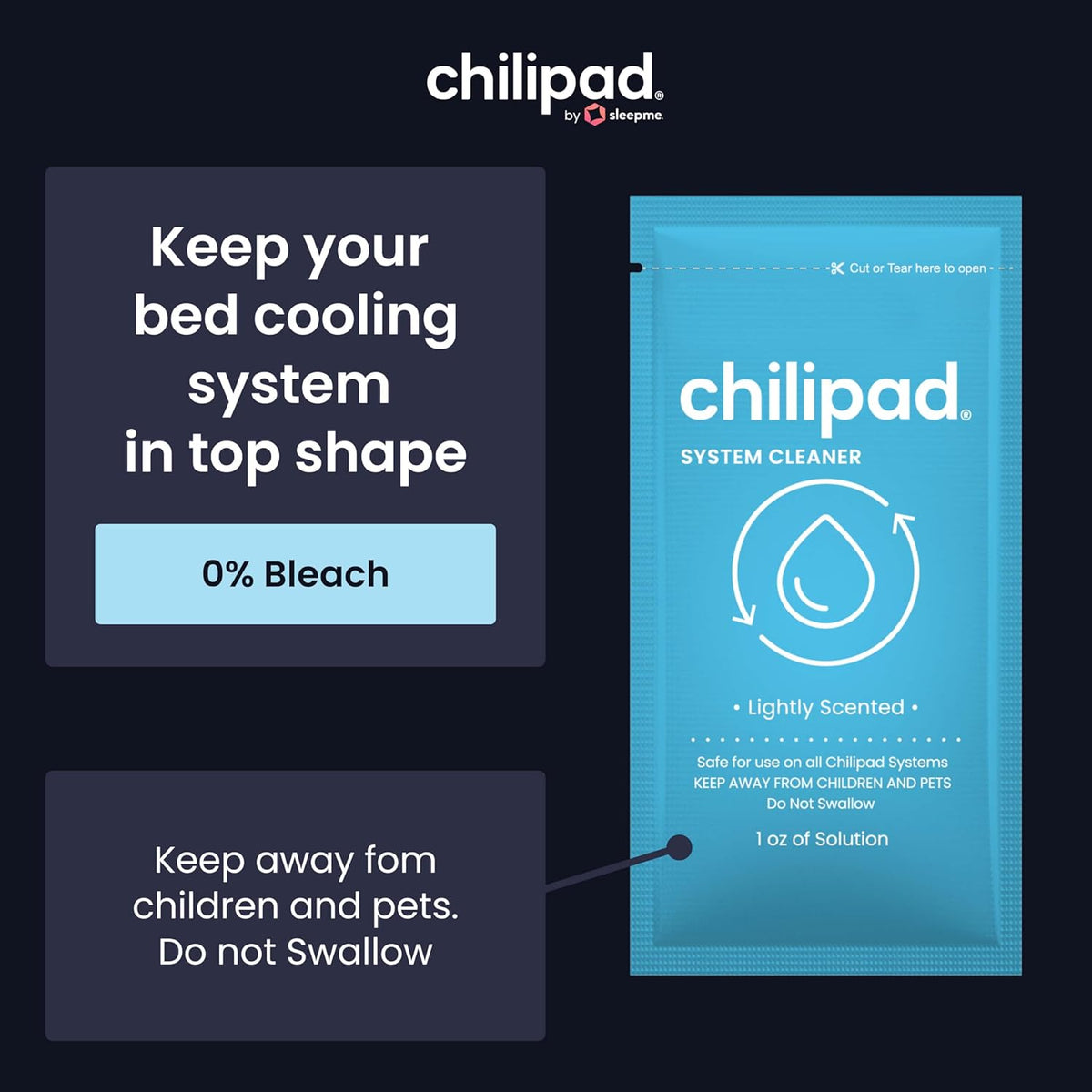 Chilipad Sleep System Cleaner – For Regular Maintenance and Deep Cleaning of the Chilipad Bed