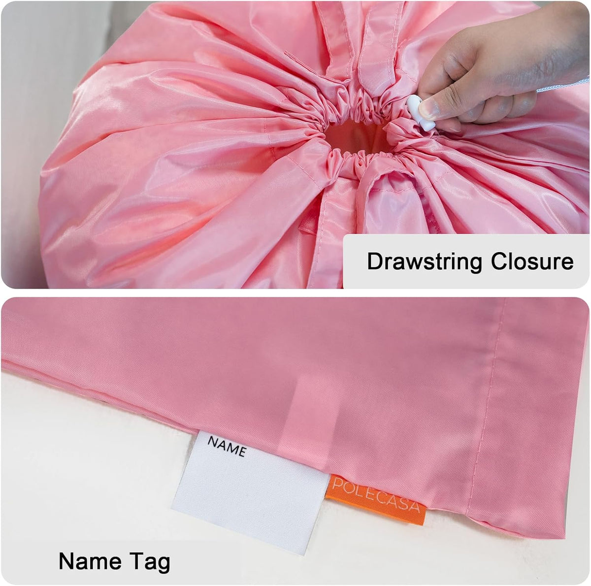 Polecasa Heavy Duty Large Laundry Bag with 130gsm Tear Resistant Fabric and Handles, Easy to Carry