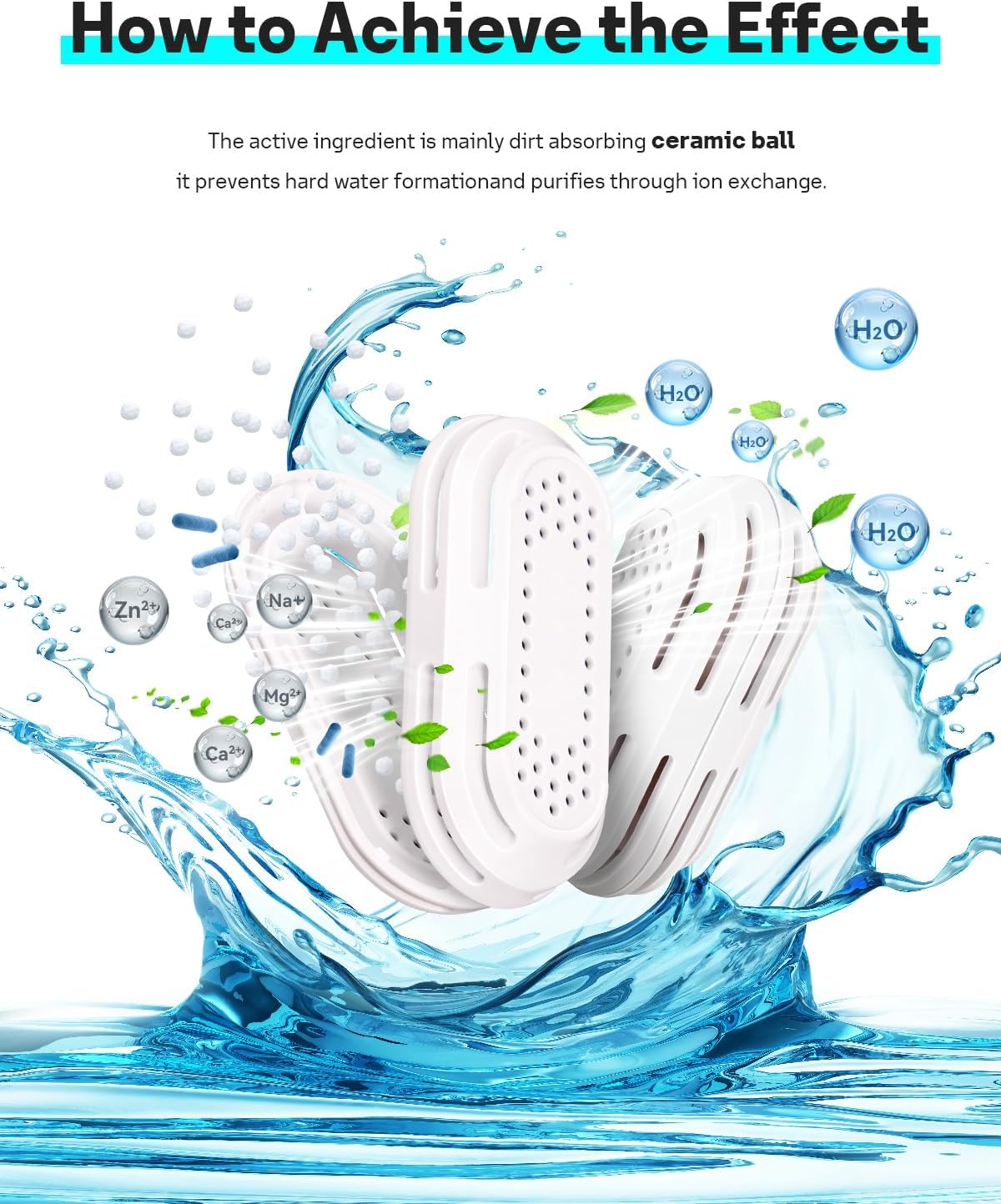 Leemone 4 Pack Humidifier Water Softener Cleaning Demineralization Cartridge Compatible with All
