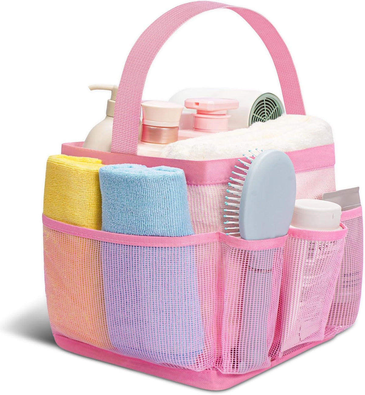 Camping Essentials Shower Caddy Portable for College Dorm Room Essentials for Girls with 8