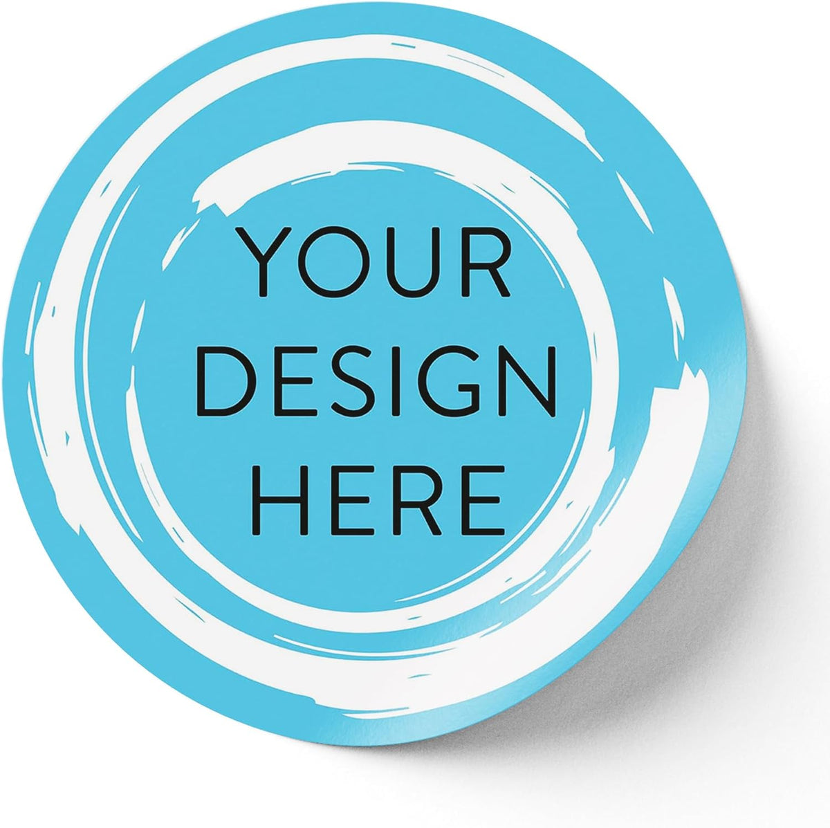 100 Custom Vinyl Stickers - Upload Your own Image, Text, Design, Logo - Personalized Logo Labels