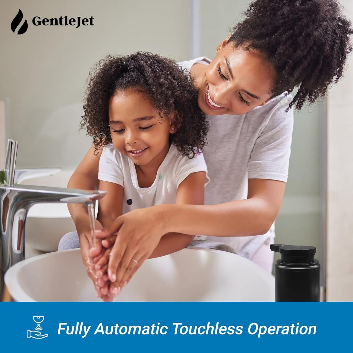 SimpleFoam Automatic Foaming Soap Dispenser - Rechargeable Automatic Soap Dispenser Touchless for