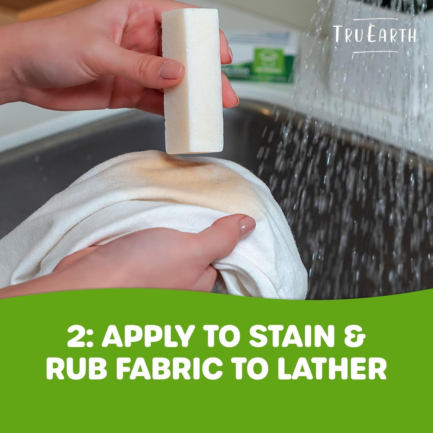 Tru Earth Stain Remover Stick | Powerful Portable Grease & Mark Remover for Clothes Laundry, Travel