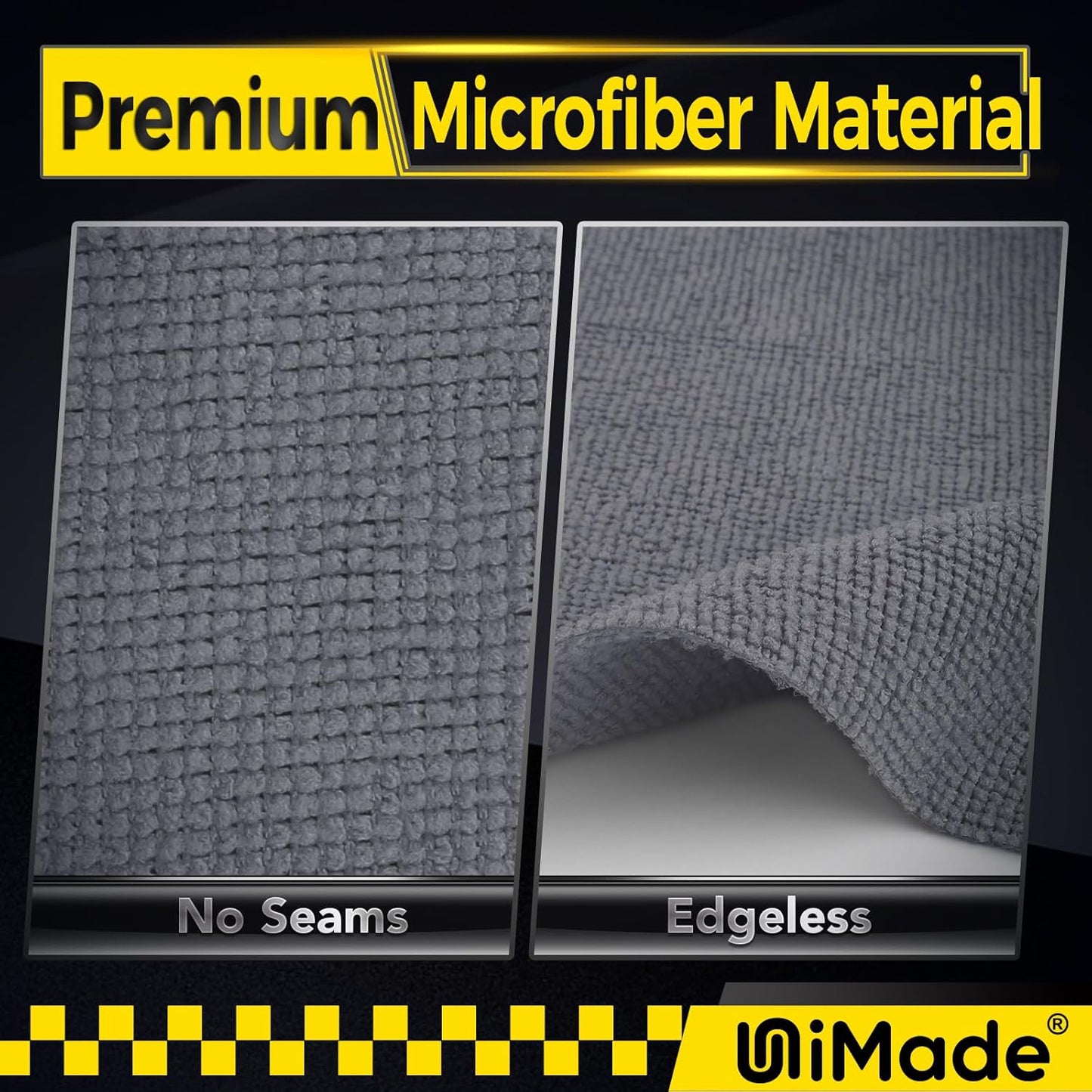 Microfiber Cleaning Cloth, 100 Pack Microfiber Towels for Cars Commercial Grade Work Rags Bulk