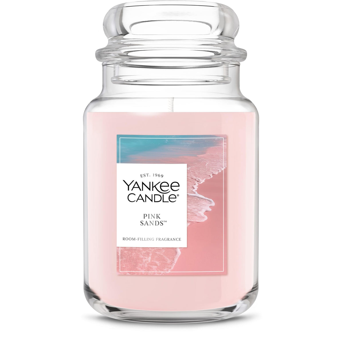 Yankee Candle Pink Sands Scented Candle, 22oz Large Jar with up to 150 Hour Burn Time, Giftable