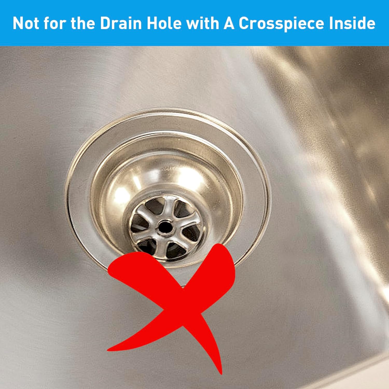 2PCS Bathroom Sink Drain Strainers, 1" Small Conical Premium Stainless Steel Porous Hair Catcher