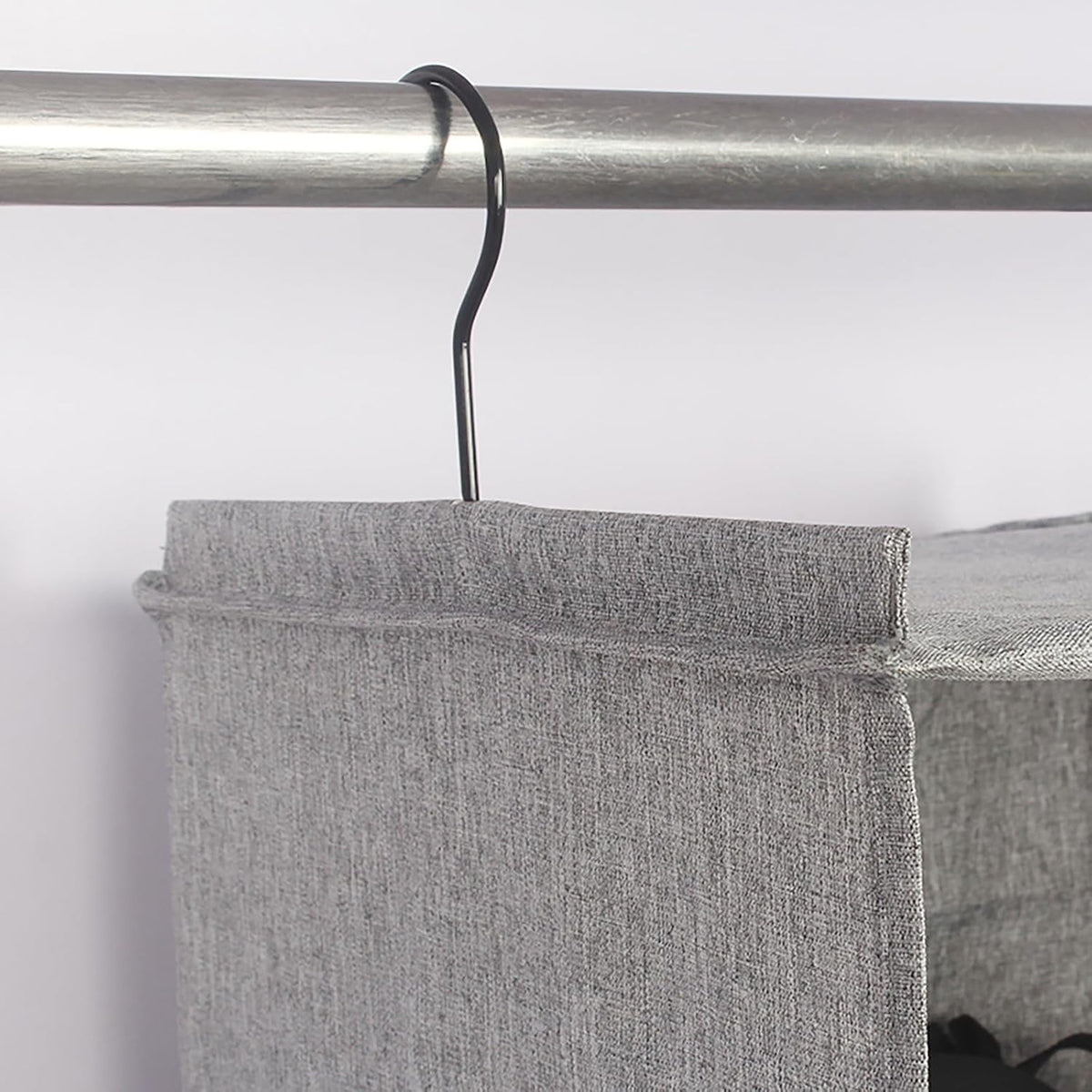 Hanging Closet Organizer, Easy Mount Collapsible 3-Shelf Camper Closet Wardrobe Hanging Storage