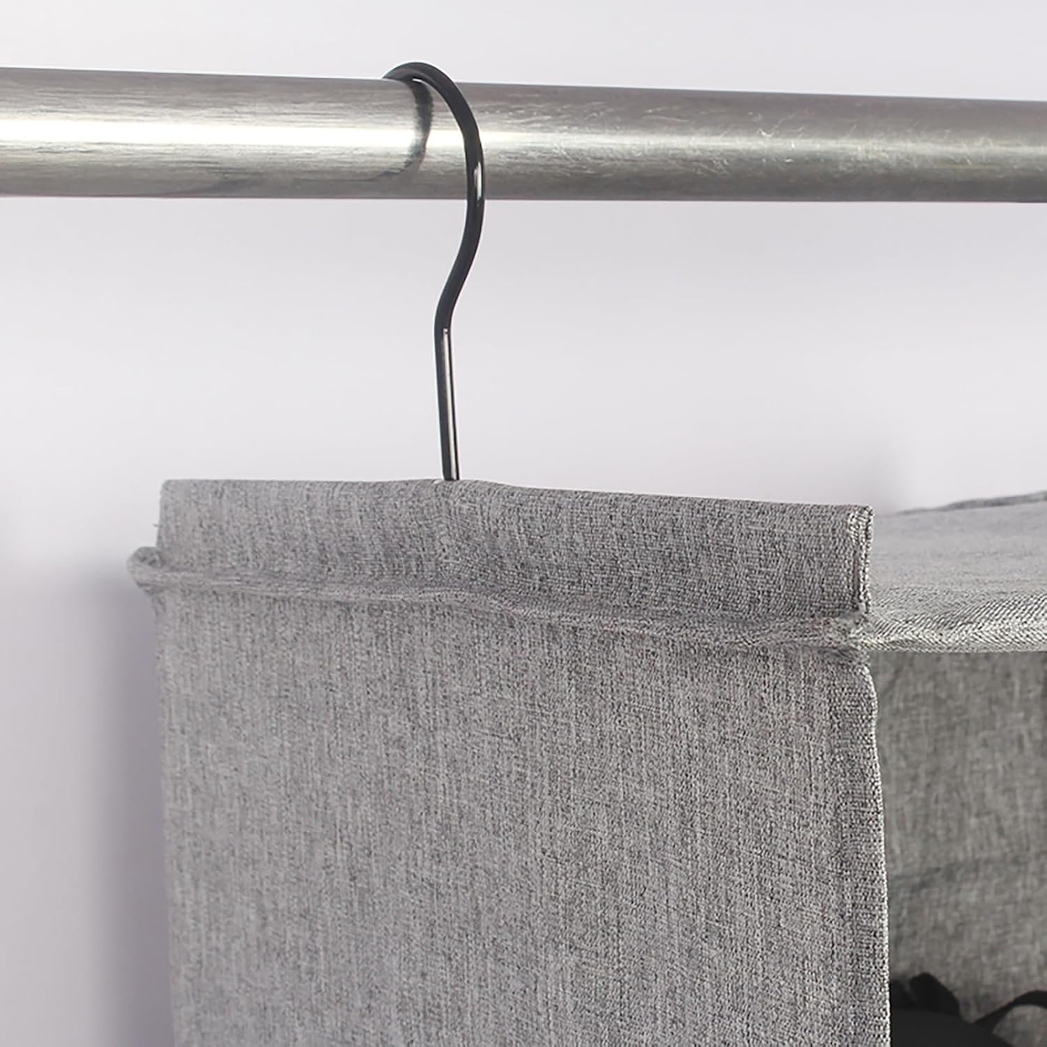 Hanging Closet Organizer, Easy Mount Collapsible 3-Shelf Camper Closet Wardrobe Hanging Storage