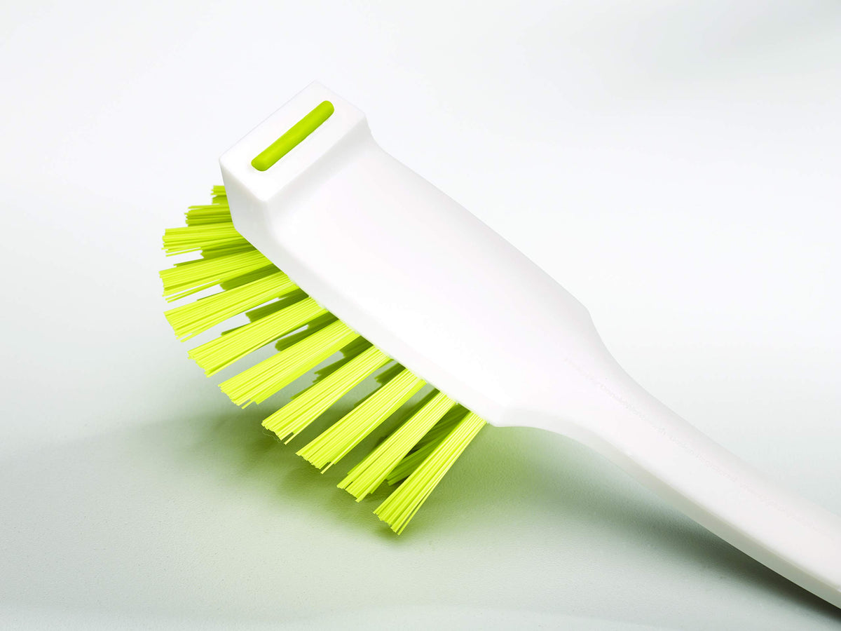 Joseph Joseph Edge Dish Brush with Integrated Sink Rest, Grey