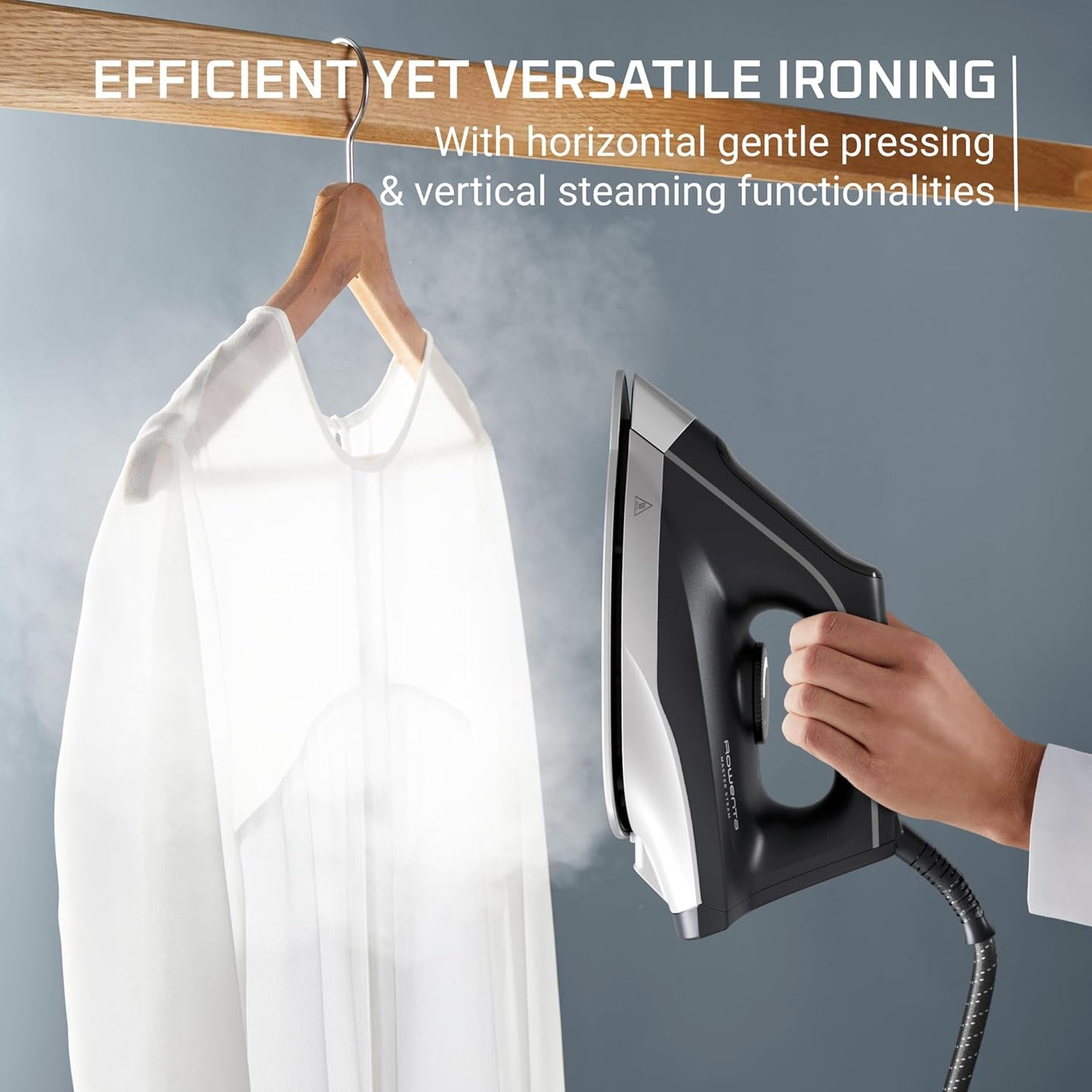 Rowenta Iron Steamer for Clothes Master Steam Station, Professional Steam Iron for Clothes with