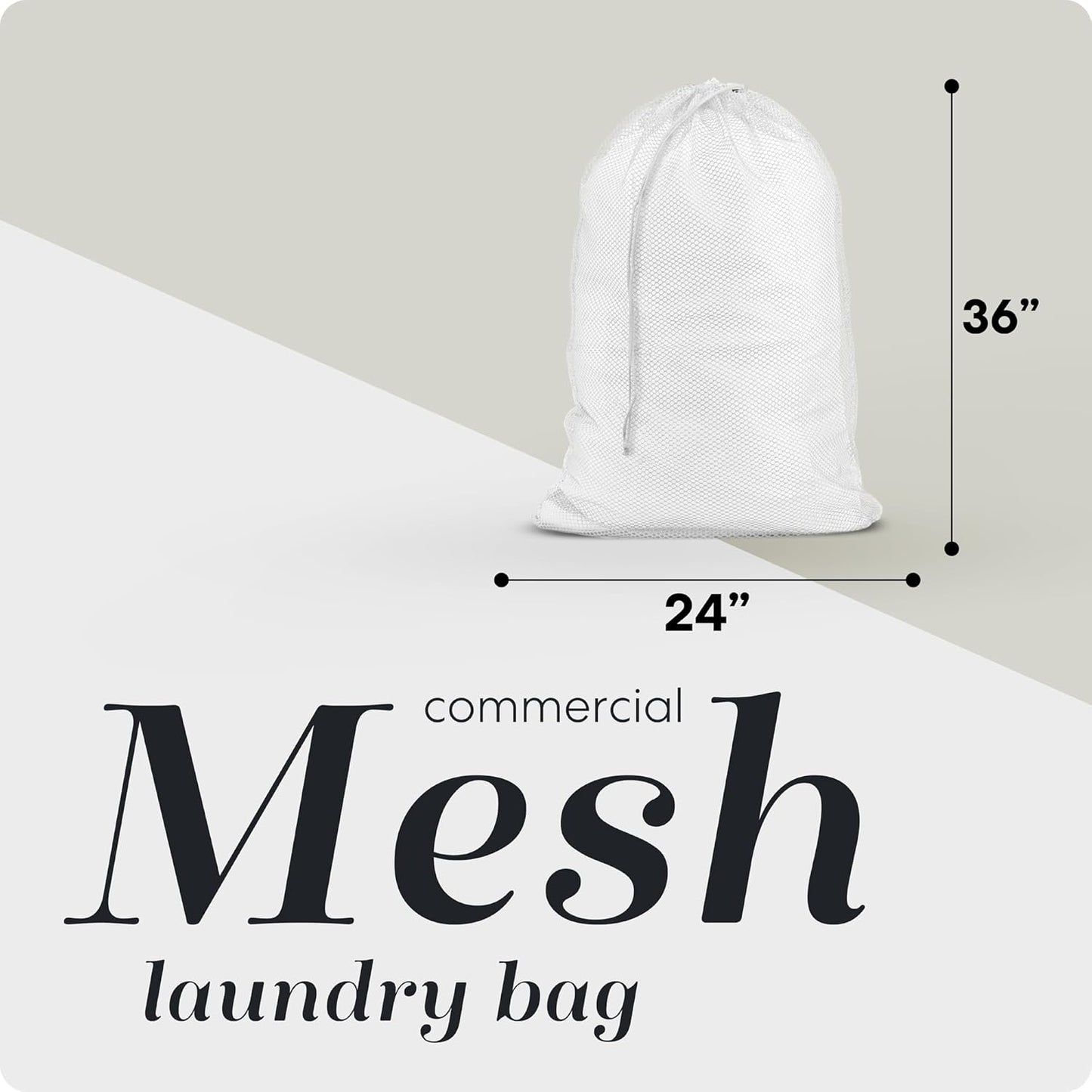 Handy Laundry Mesh XL Laundry Bag - Durable, Machine Washable with Secure Drawstring Closure