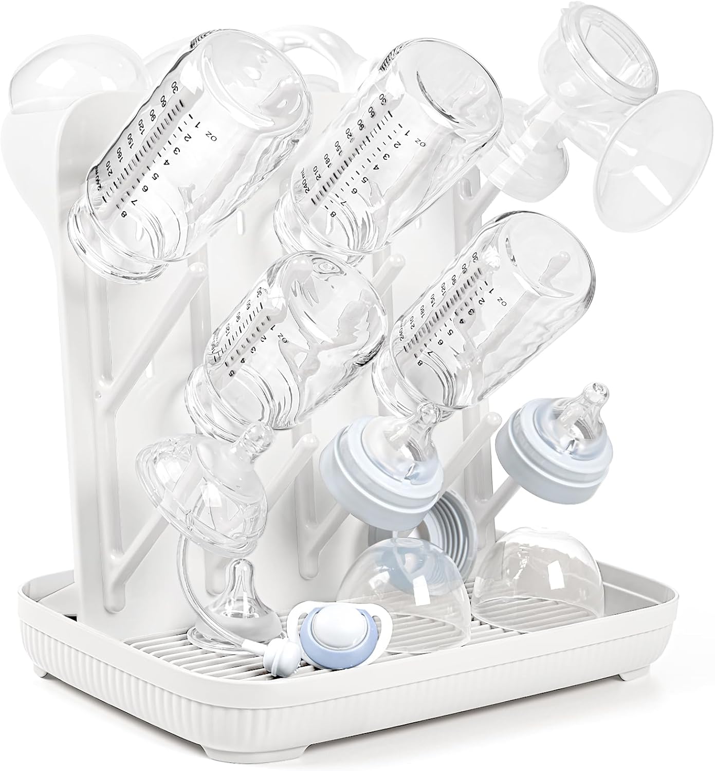 Termichy Baby Bottle Drying Rack: Large Vertical Bottle Dryer Rack Holder - Space Saving Standing