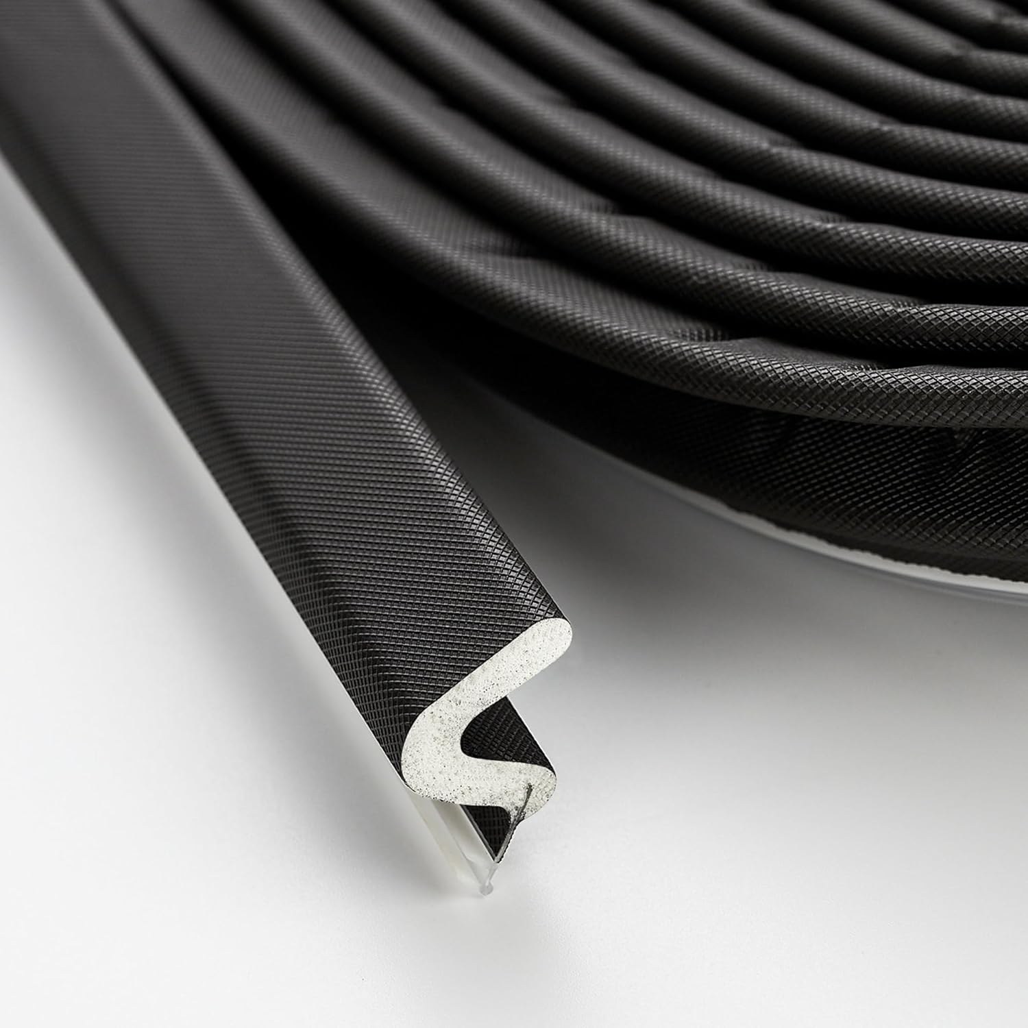 Weather Stripping Door Seal Strip - Soundproof Q-Shaped Foam for Exterior Door Frame, Large Gap