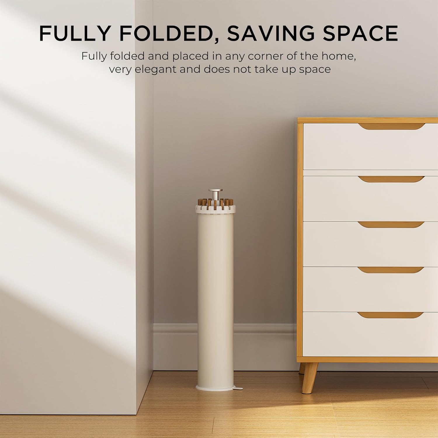 Tripod Clothes Drying Rack, Garment Rack Portable and Foldable Space Saving Laundry Drying Rack