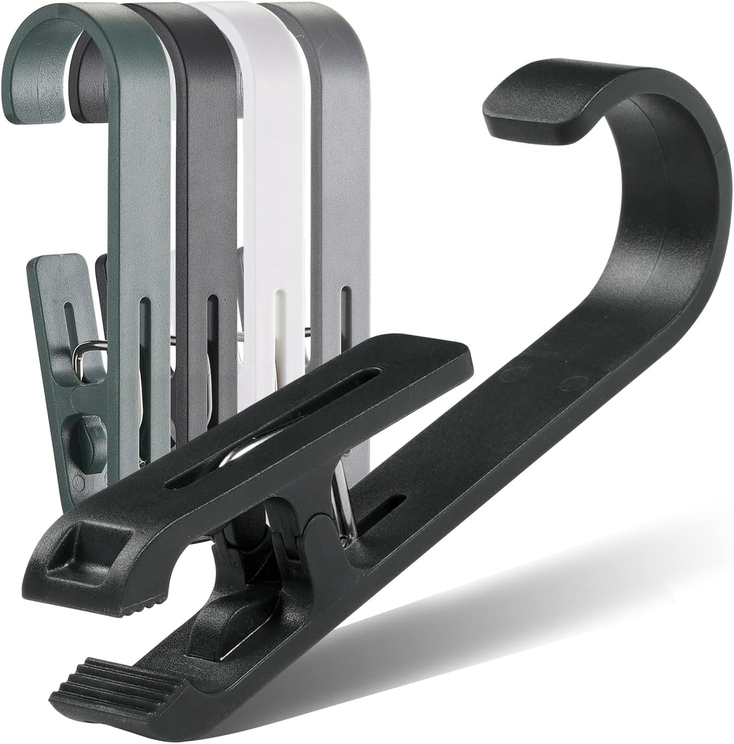 Large Clothes Pins Towel Clips, 8 Pcs Multipurpose Clothes Pins Hook, Strong Plastic Clothes