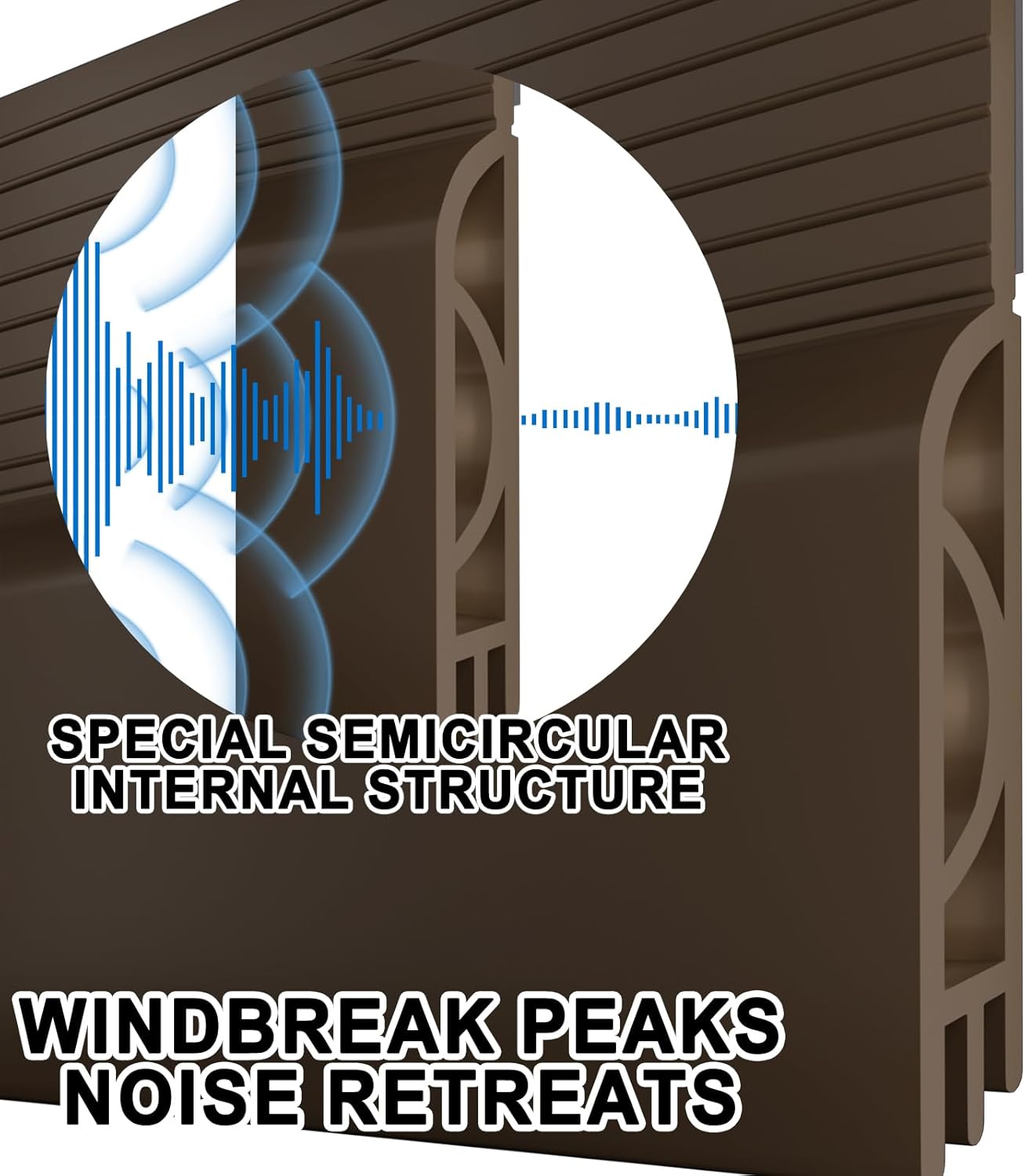 Door Draft Stopper,Door Sweep for Bottom of Doors,Weather Stripping Seal Draft Guard Blocker Noise
