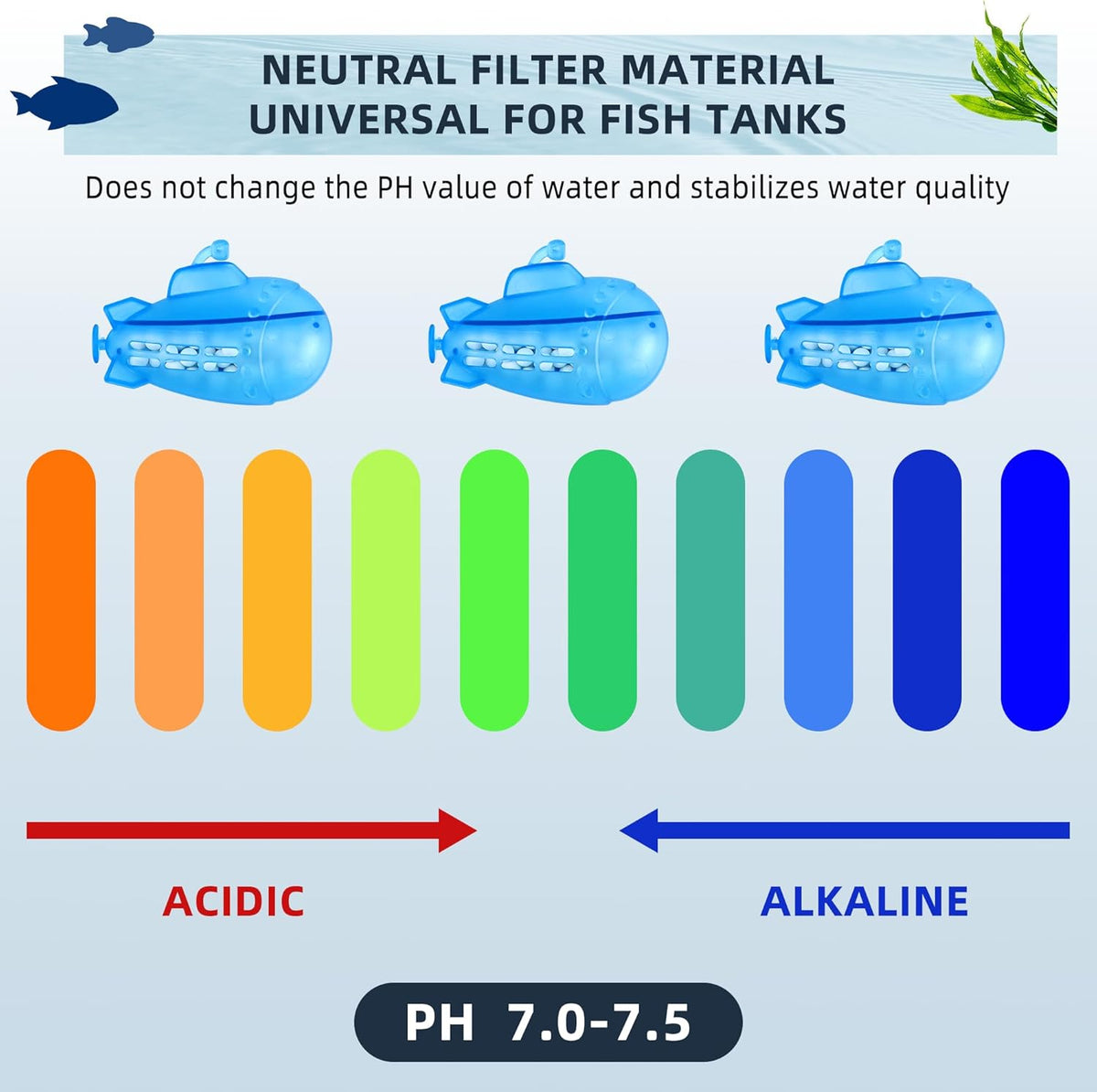 AMI PARTS Humidifier Cleaner Float Submarine for Warm&Cool Most Humidifiers and Fish Tank, Purifie