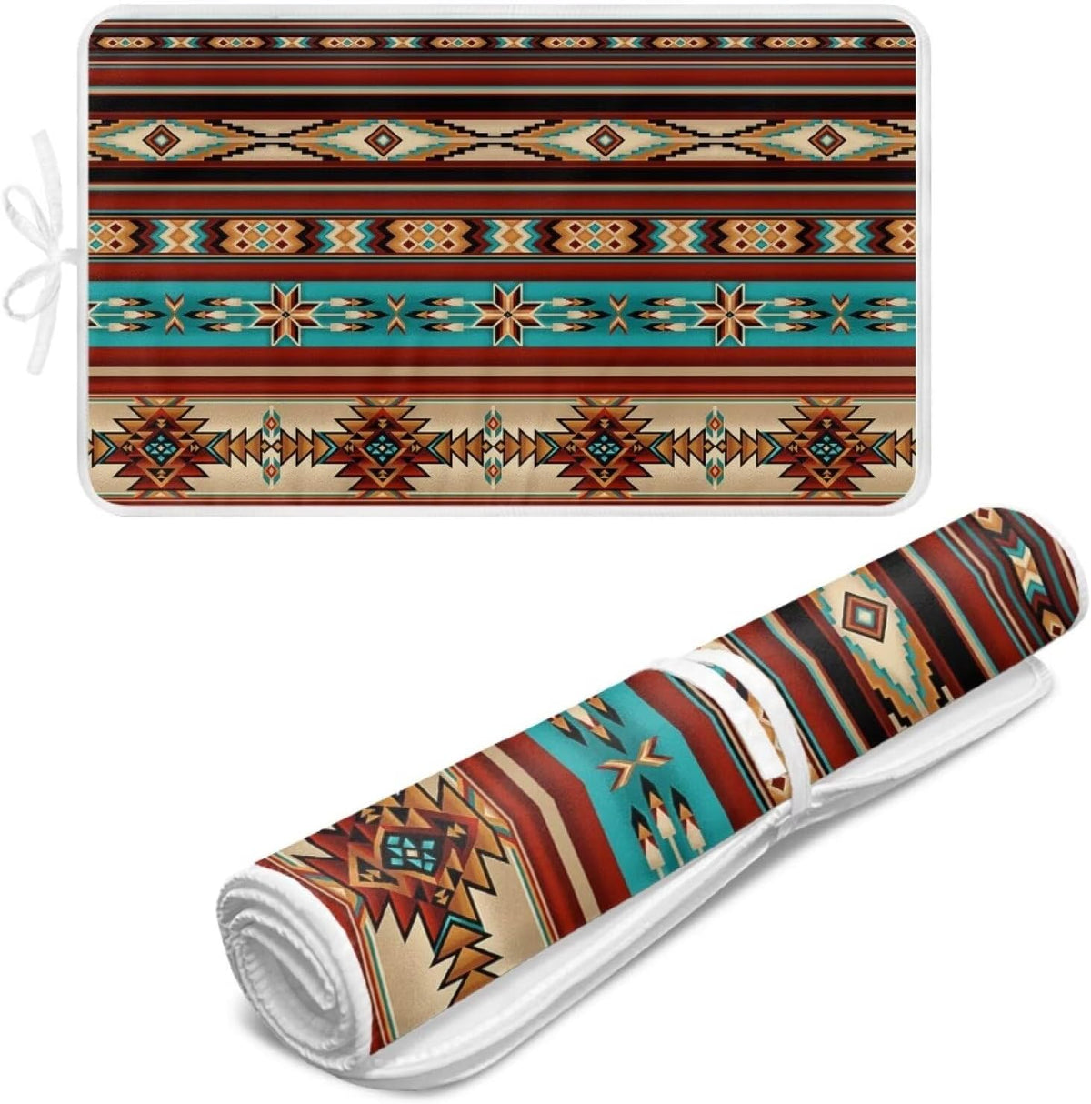 Aztec Ironing Mat Ironing Board Pad Heat Resistant, Portable, Quilting & Travel Blanket 32 x 16
