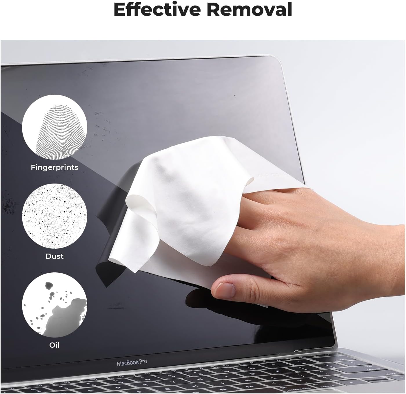 K&F CONCEPT 20 Pack Microfiber Cleaning Cloths, 6x6in Glasses Cleaning Cloths, Premium Camera Lens