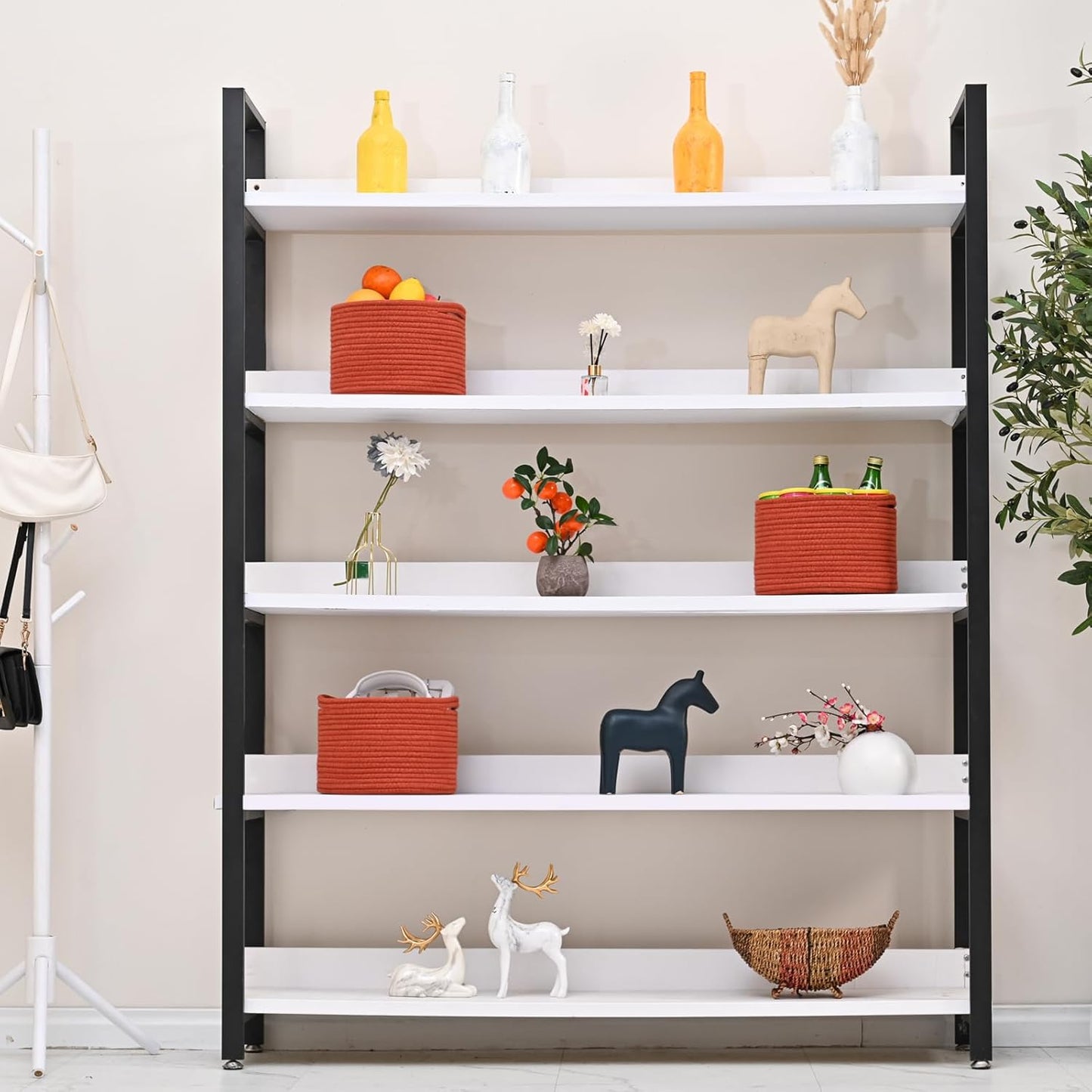 Small Storage Baskets for Organizing, Organizer Bins for Shelves, Small Woven Baskets for Storage