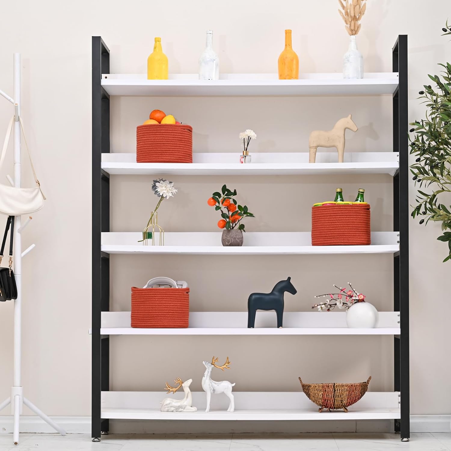 Small Storage Baskets for Organizing, Organizer Bins for Shelves, Small Woven Baskets for Storage