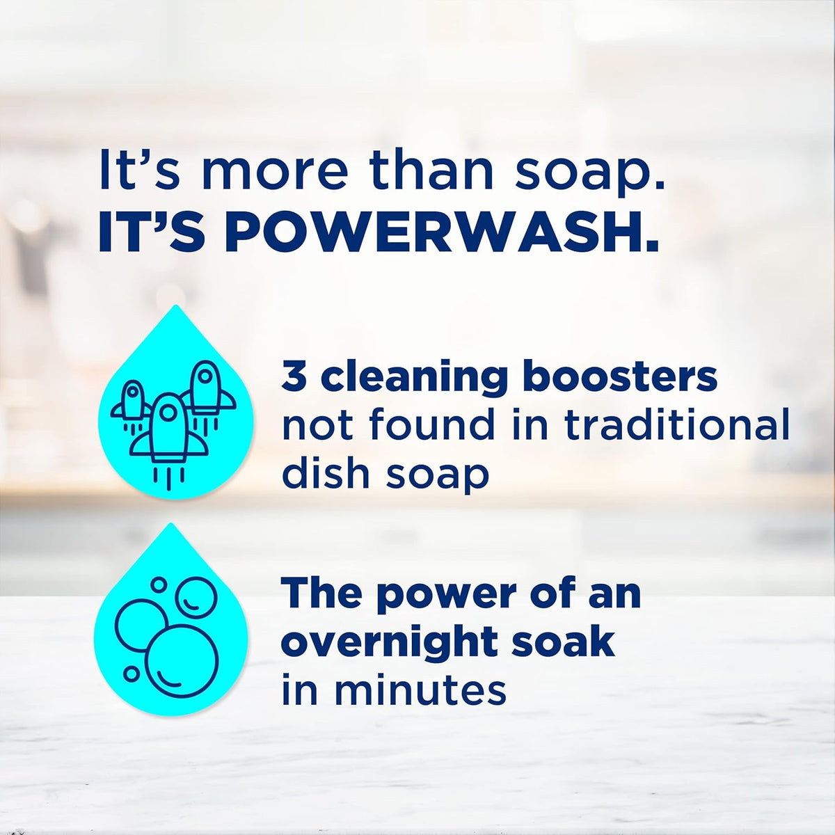 Dawn Powerwash Spray, Dish Soap, Dishwashing Liquid, Cleaning Supplies, Fresh, 1 Starter Kit + 1