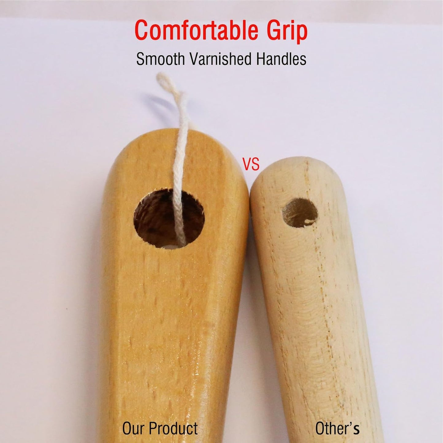 Wooden Dish Brush, Natural Bristle Dish Brushes with Handle, Wooden Handle Soft Scrubber Kitchen