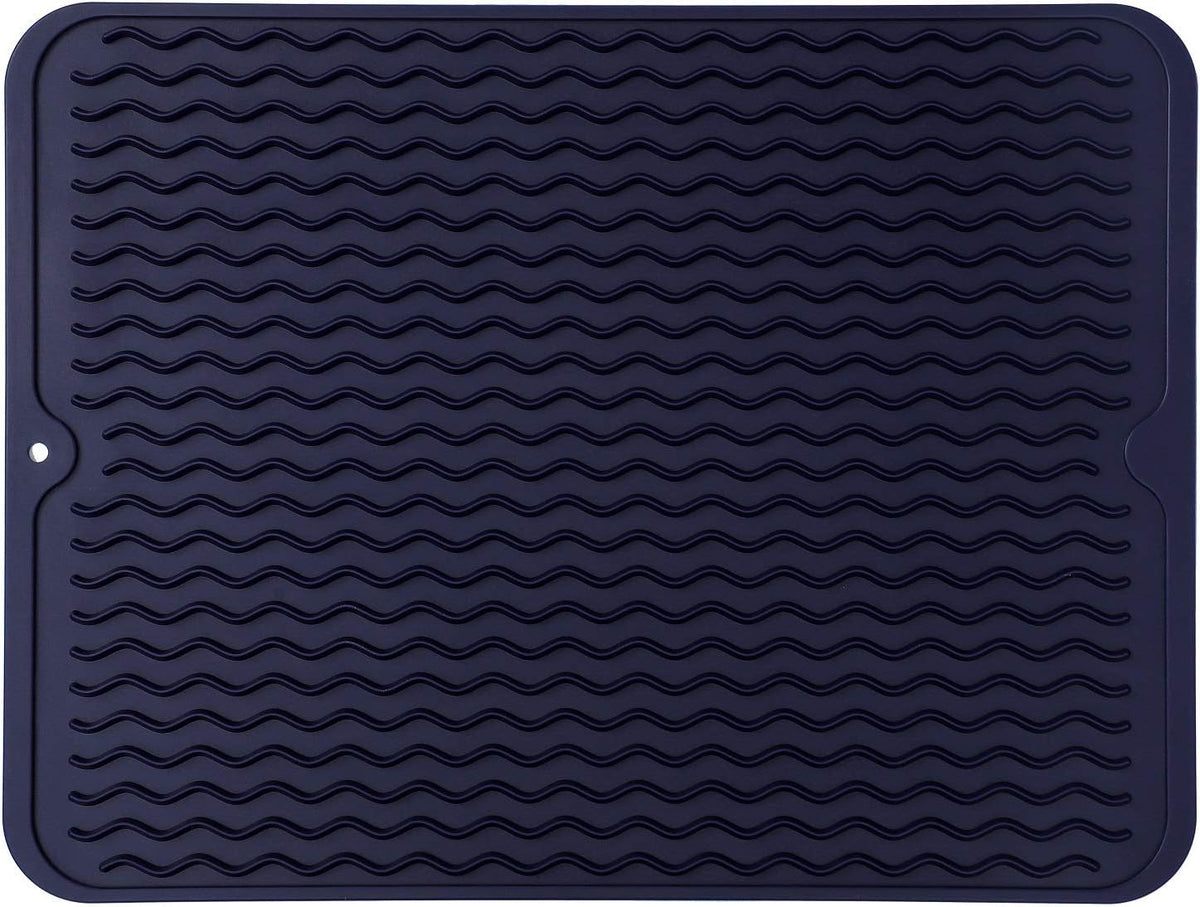 Silicone Dish Drying Mat for Multiple Usage,Easy clean,Eco-friendly,Heat-resistant Silicone Mat for