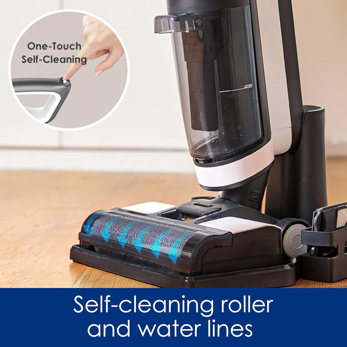 Tineco Floor ONE S3 Cordless Hardwood Floors Cleaner, Lightweight Wet Dry Vacuum Cleaners for