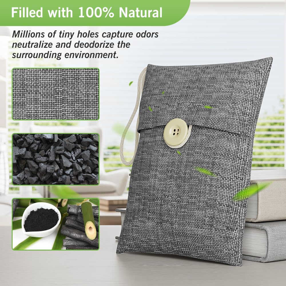 Charcoal bags Odor Absorber Activated Bamboo Charcoal Air Purifying Bag for Home Odor Eliminator