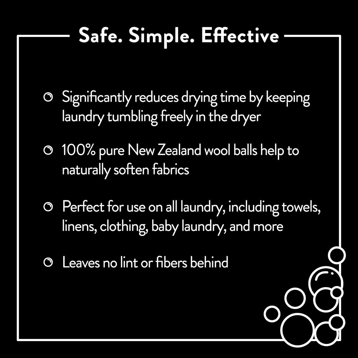 Molly's Suds Wool Dryer Balls | XL, Premium Organic Fabric Softener, Hypoallergenic, Hand-Felted