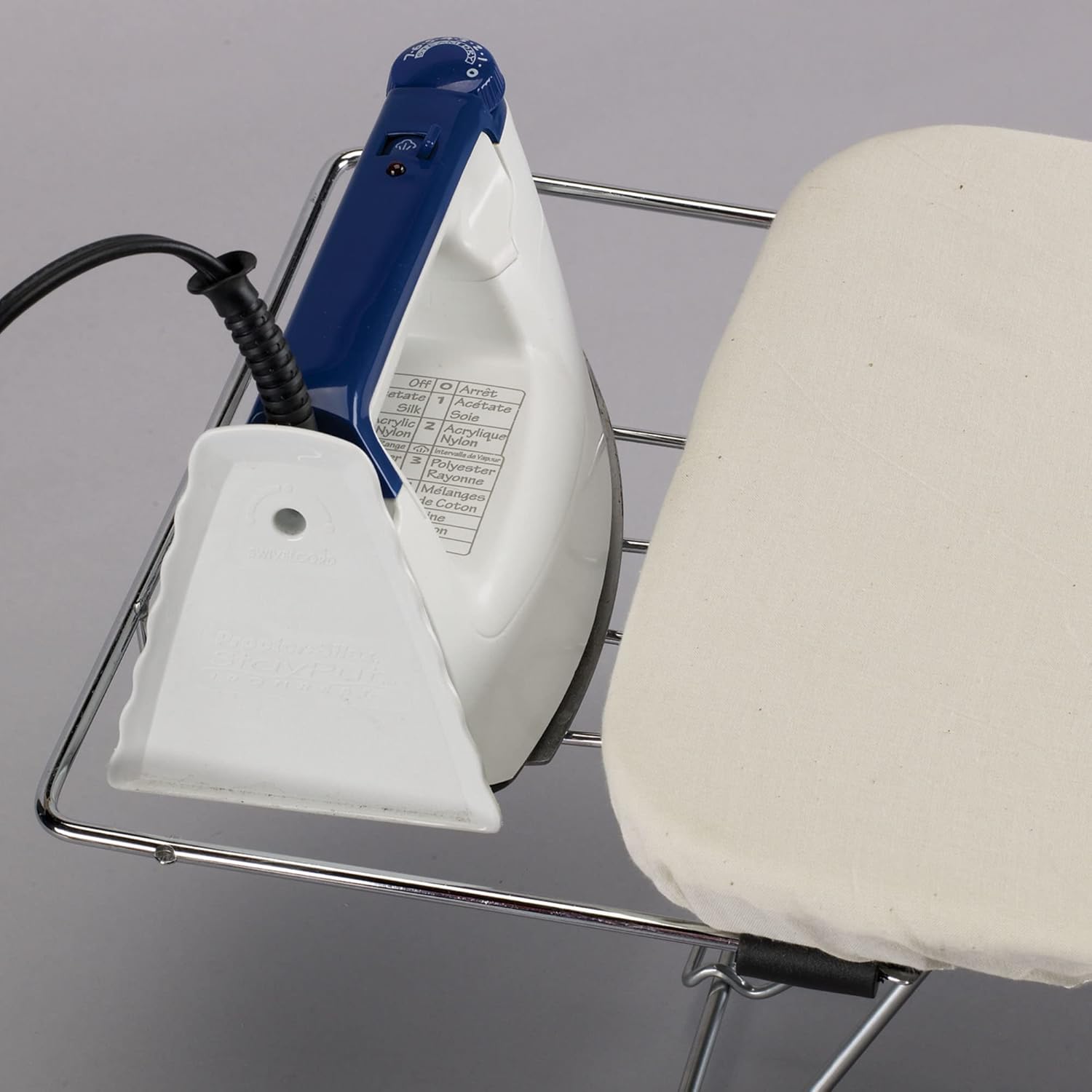 Household Essentials Tabletop Ironing Board, Compact Ironing Board with Iron Rest, Includes Door
