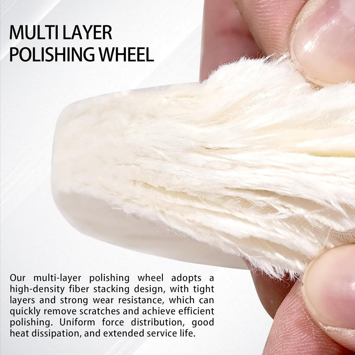 6PCS Buffing Wheels for Drill and 3 PCS Polishing Compounds, Wheel Polishing Kit, Polishing Wheel