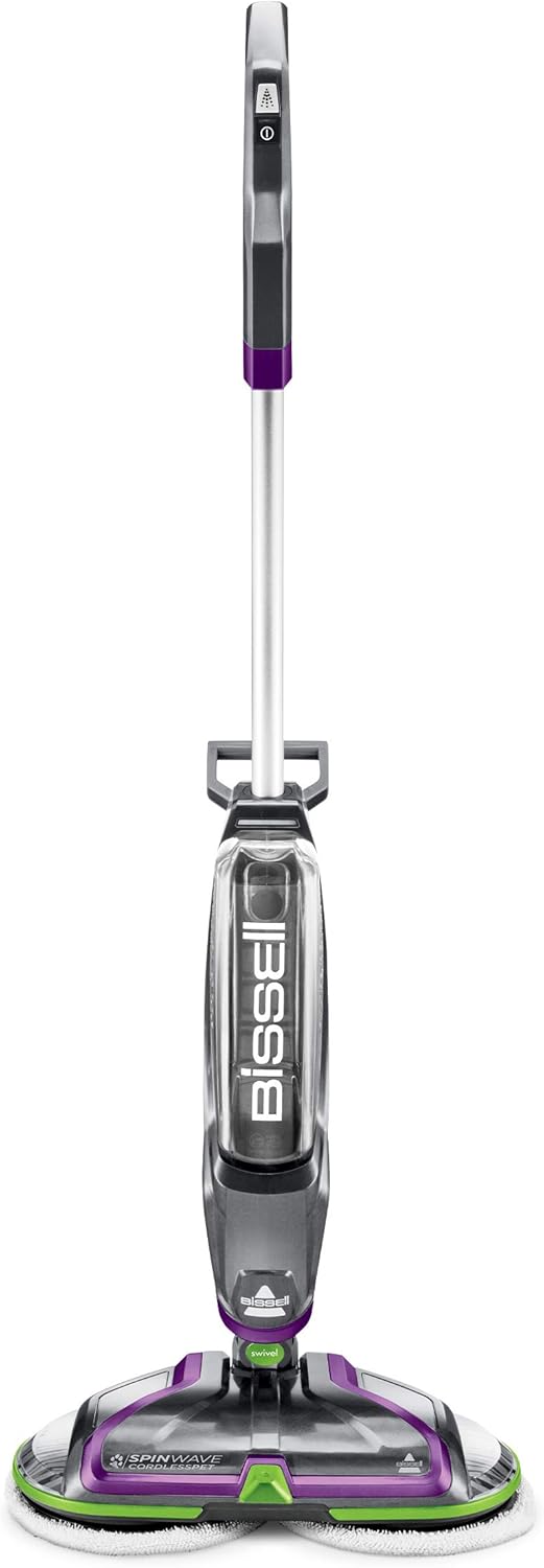 BISSELL® Spinwave Cordless Pet Hard Floor Spin Mop Cleaner 18V with washable mop pads for sealed