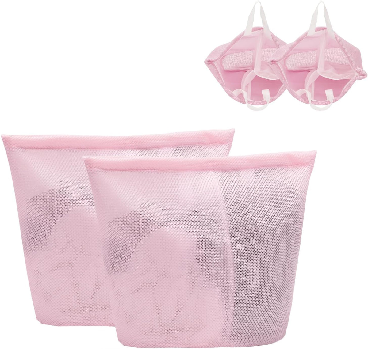 2 Pcs Special Zoning laundry bag for delicates with handles mesh laundry bags washing machine