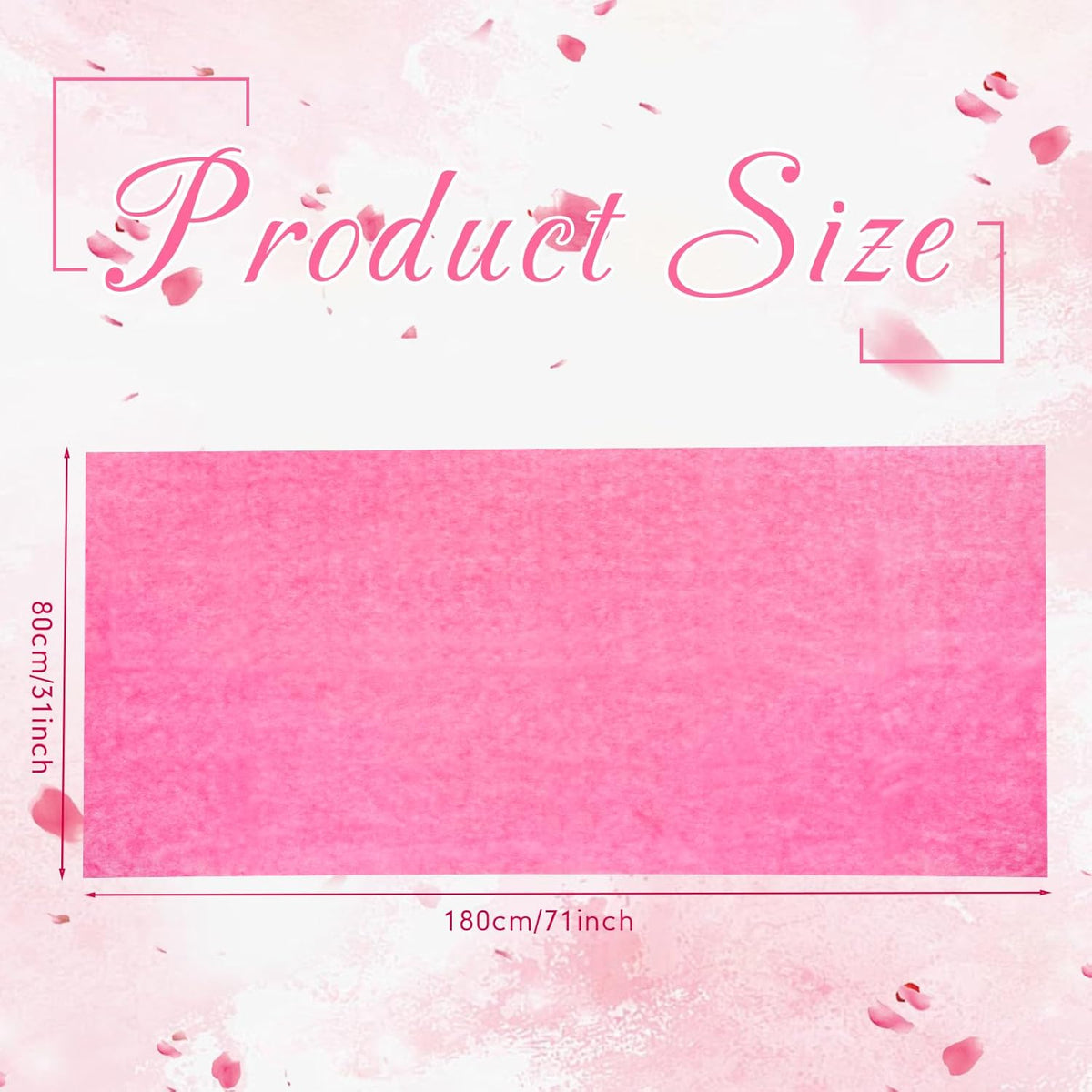 300 Pcs 31" x 71" Massage Table Sheets Waterproof Disposable Bed Sheets Soft Non Woven Fabric
