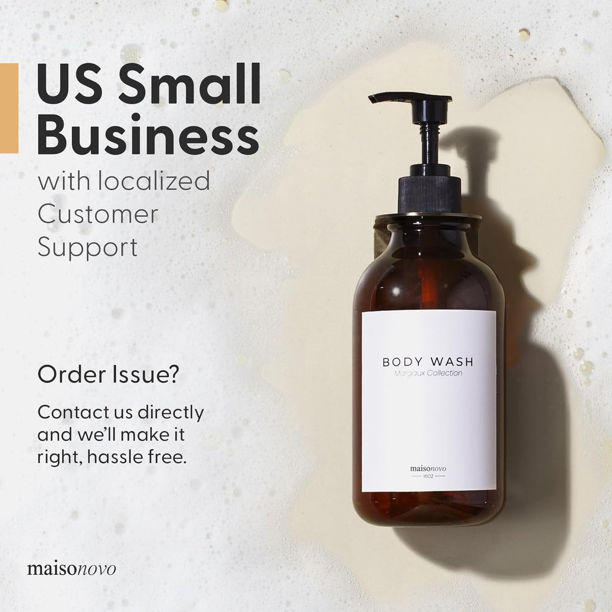MaisoNovo Shampoo and Conditioner Dispenser - Shower Soap Dispenser Wall Mounted - 16.9 fl oz Set
