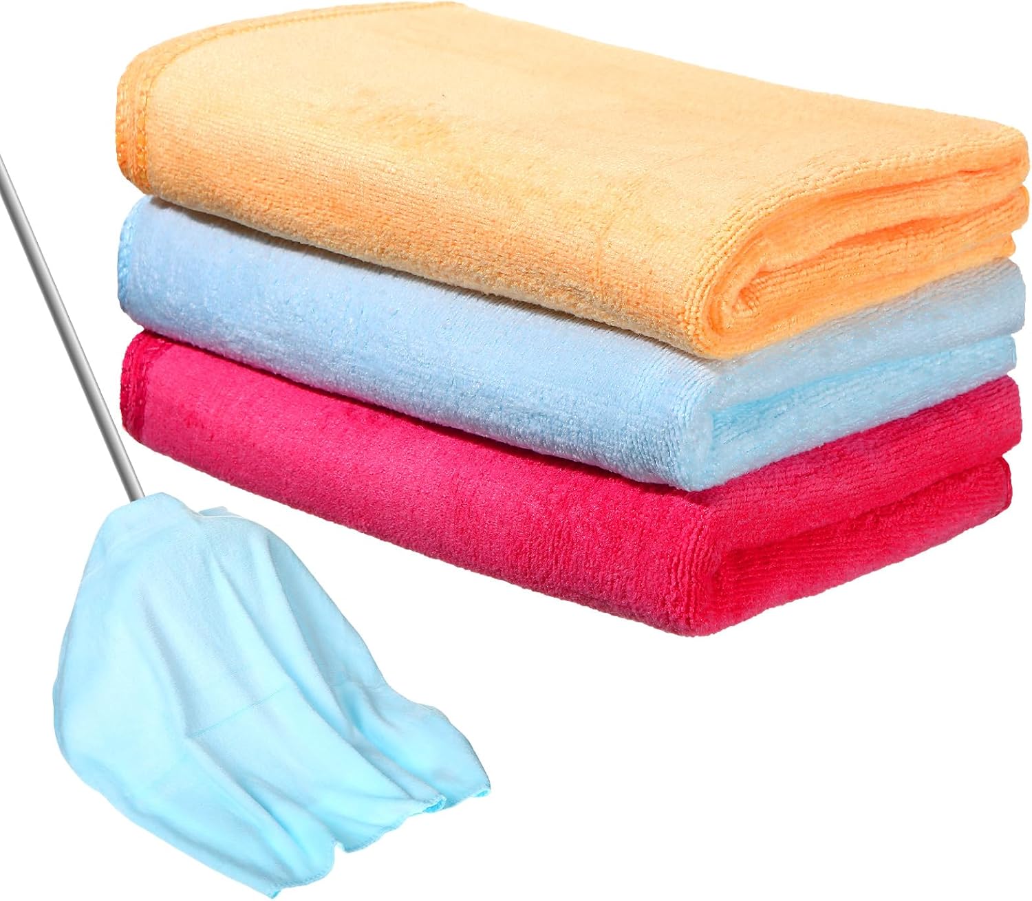 Newwiee 3 Pcs Extra Large Microfiber Cleaning Cloth 30" x 20" Washable Reusable Microfiber Towel
