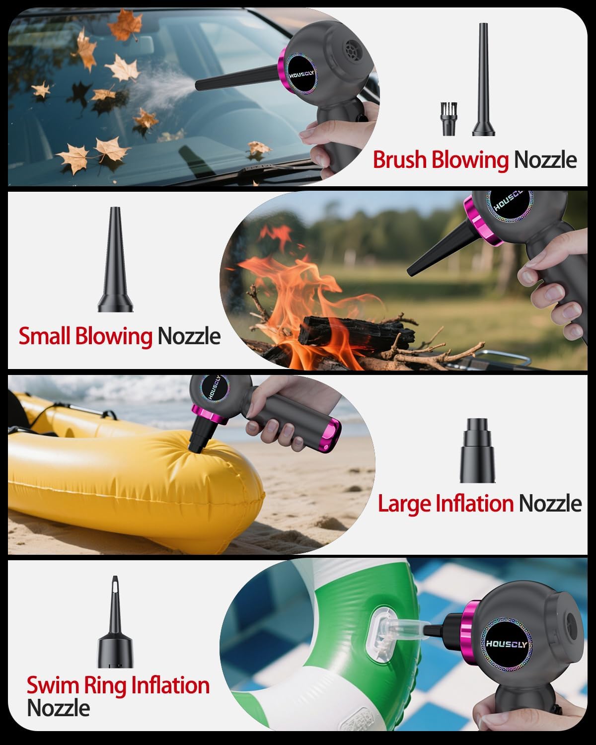 Handheld Car Vacuum Portable Cordless 25000Pa High Power Small Mini Hand Vacuum Cleaner
