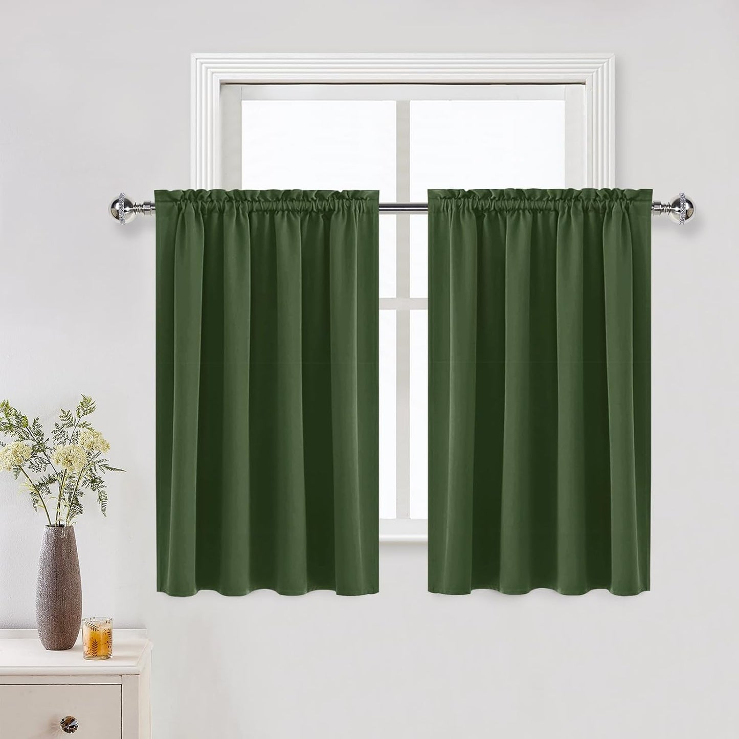 DWCN Blackout Curtains for Living Room Thermal Insulated, Energy Saving & Noise Reducing Bedroom