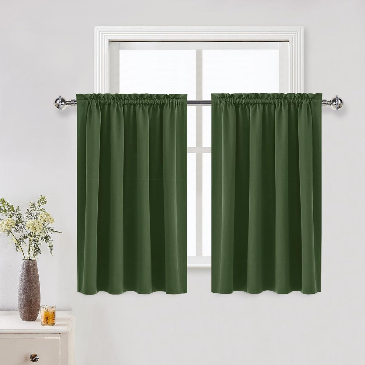 DWCN Blackout Curtains for Living Room Thermal Insulated, Energy Saving & Noise Reducing Bedroom