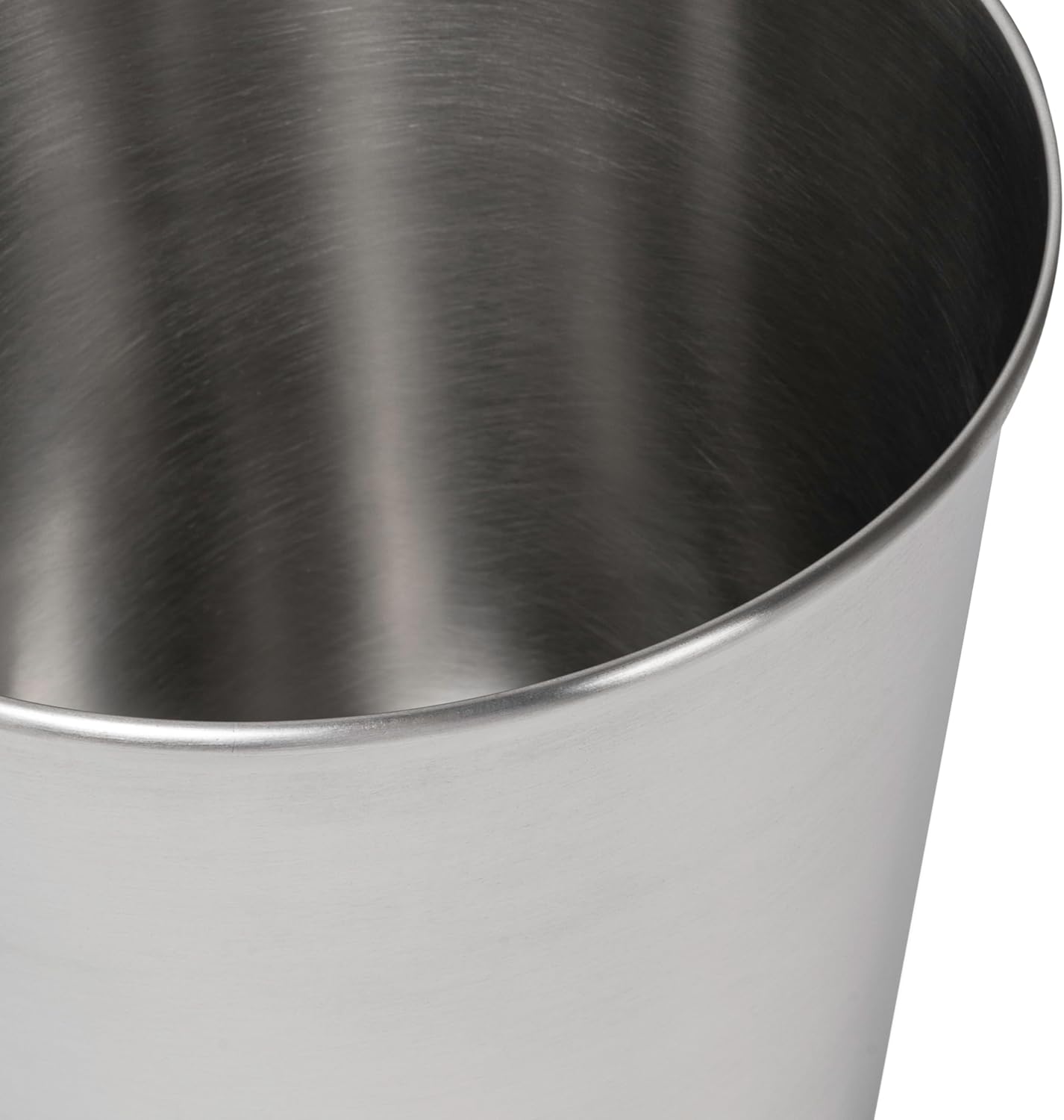 happimess HPM1113C Nolan Modern Classic Smooth Steel 2-Gallon Wastebasket for Home, Bathroom