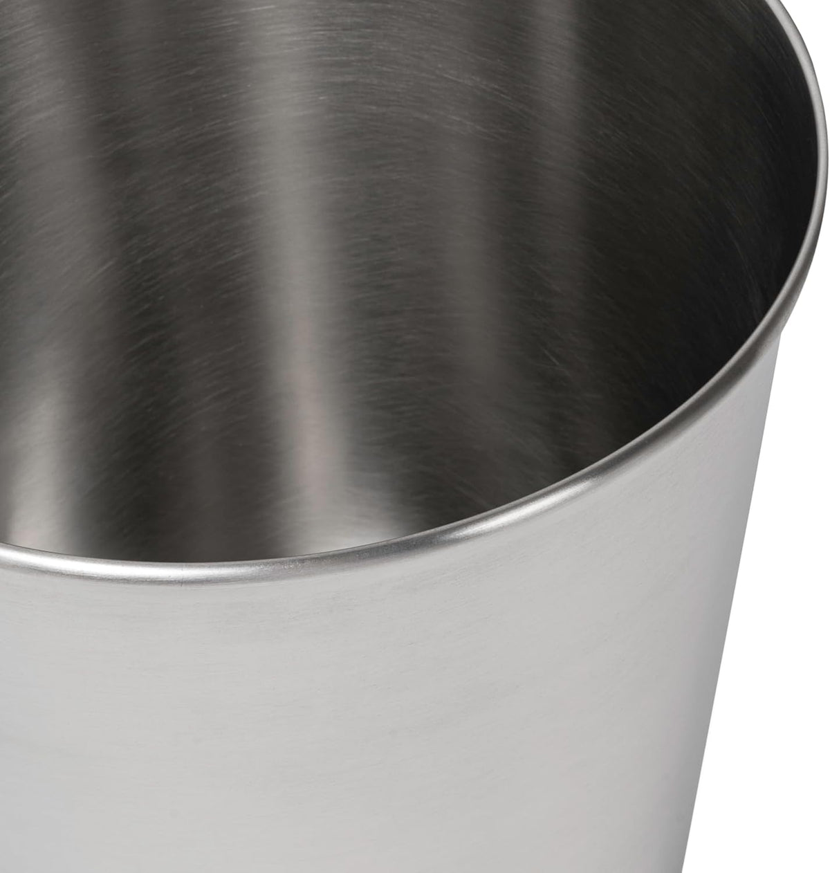 happimess HPM1113C Nolan Modern Classic Smooth Steel 2-Gallon Wastebasket for Home, Bathroom