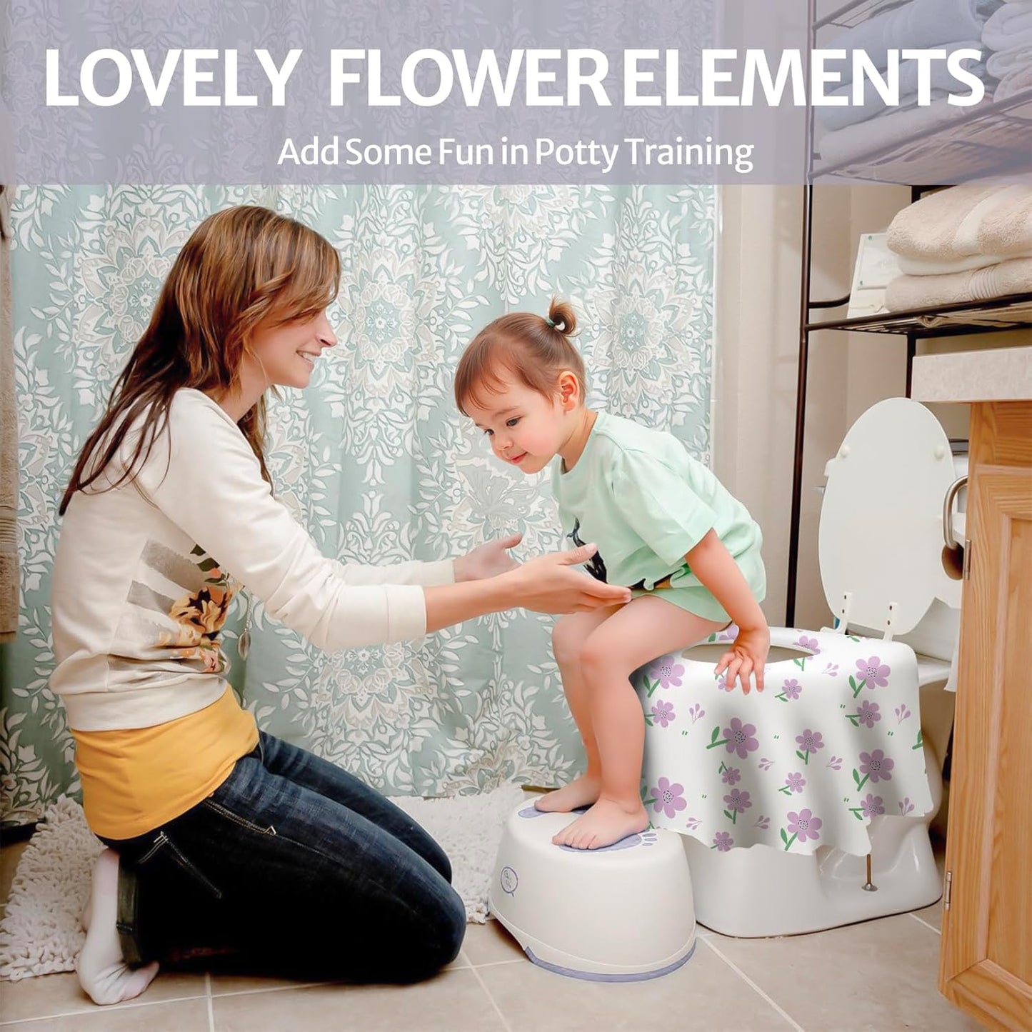 Blissful Diary 20 Pcs Toilet Seat Covers Disposable for Toddlers & Adults, Extra Large Waterproof