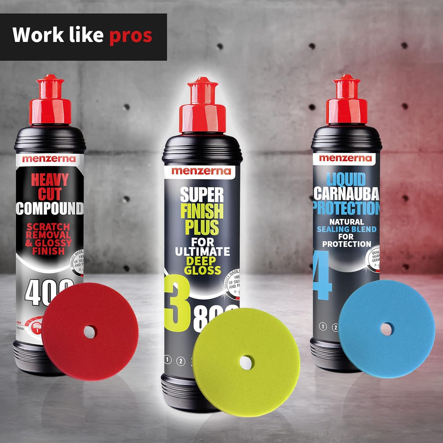 menzerna “Super Finish Plus 3800” I Deep Gloss Polish for a Perfect Mirror Finish I Polishing