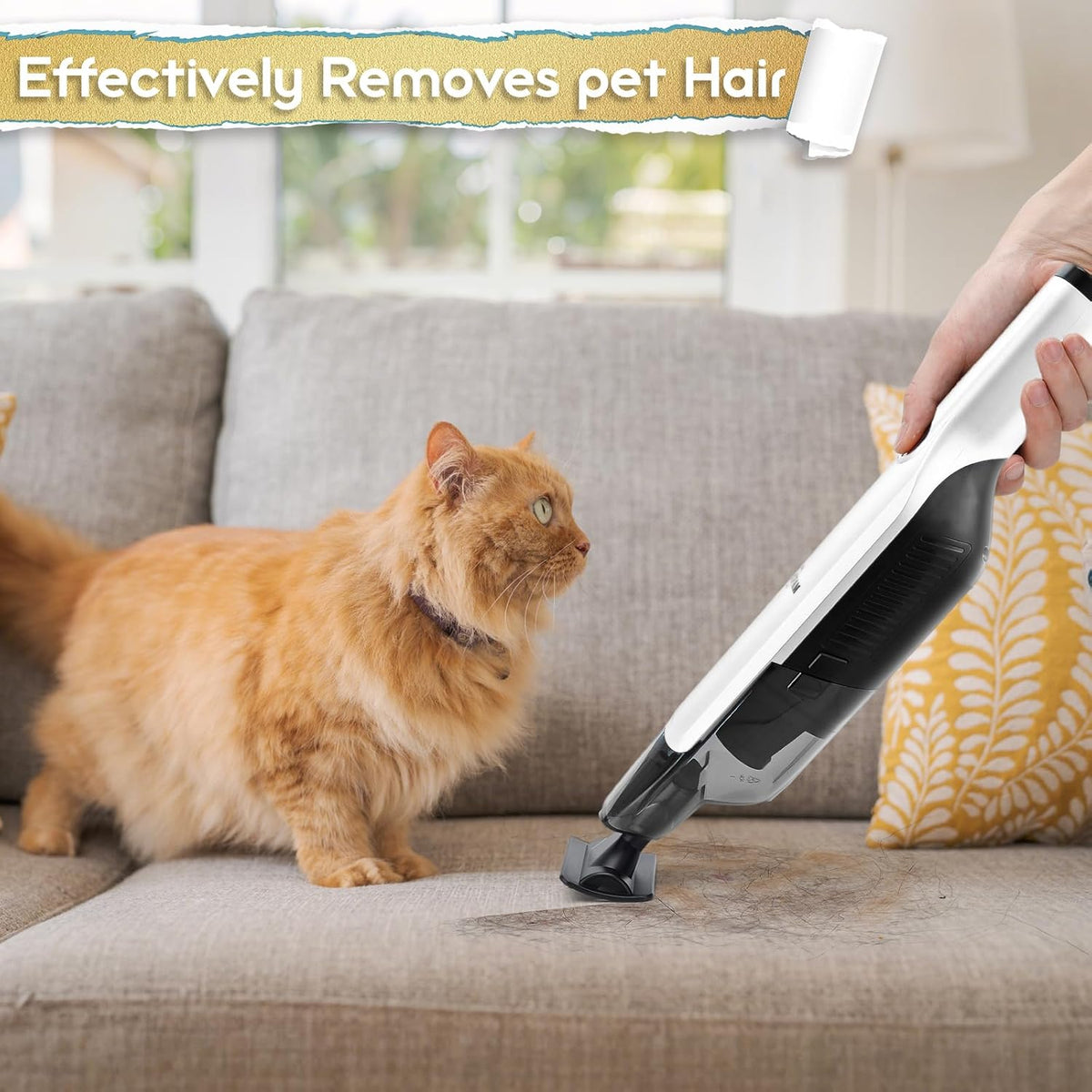 Handheld Vacuum Cordless,15KPA High Power Suction,USB Quick Charge,Car Vacuum Cleaner with Storage