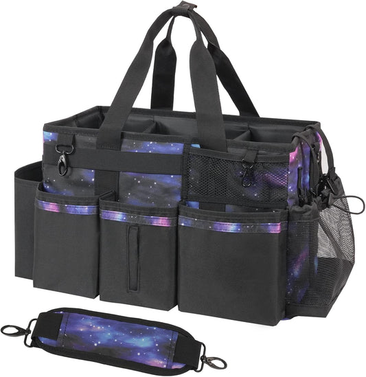 Wearable Cleaning Caddy, Cleaning Caddy Supplies Organizer with Handle & Shoulder Straps for