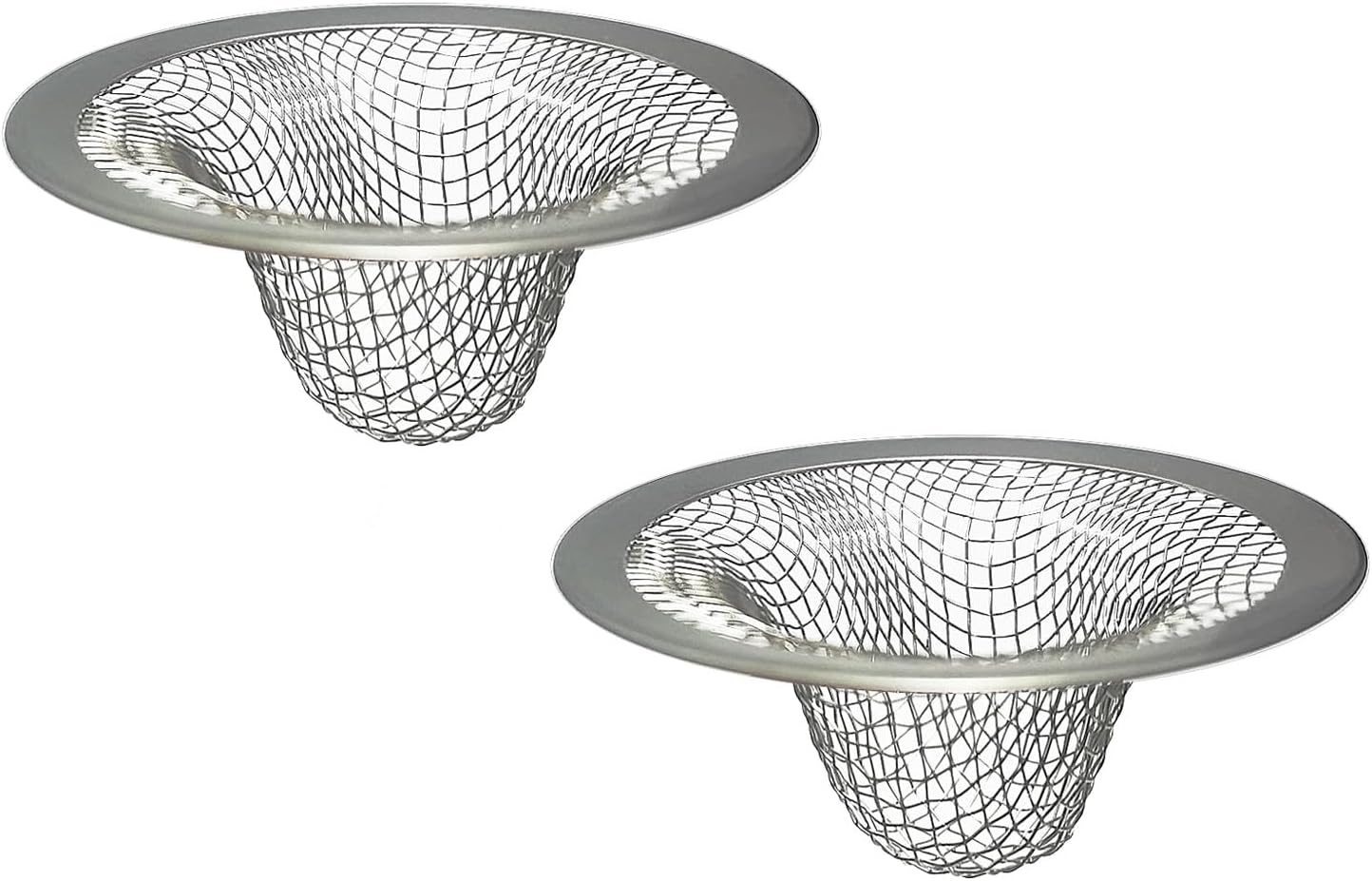 1.0" Small Drain Strainer, Sink Drain Hair Catcher, Bathroom Sink Drain Strainer, 2PCS Drain Mesh