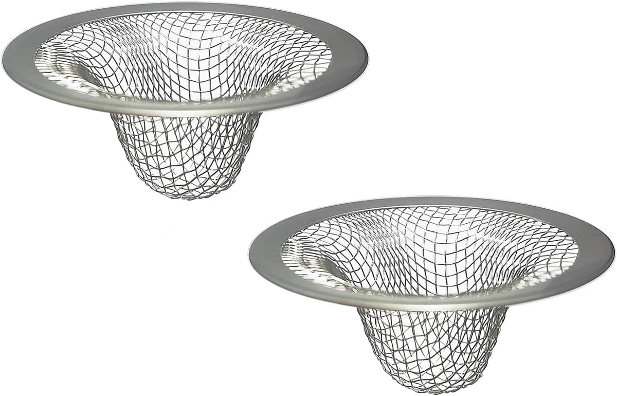 1.0" Small Drain Strainer, Sink Drain Hair Catcher, Bathroom Sink Drain Strainer, 2PCS Drain Mesh