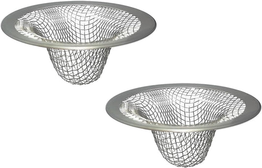 1.0" Small Drain Strainer, Sink Drain Hair Catcher, Bathroom Sink Drain Strainer, 2PCS Drain Mesh